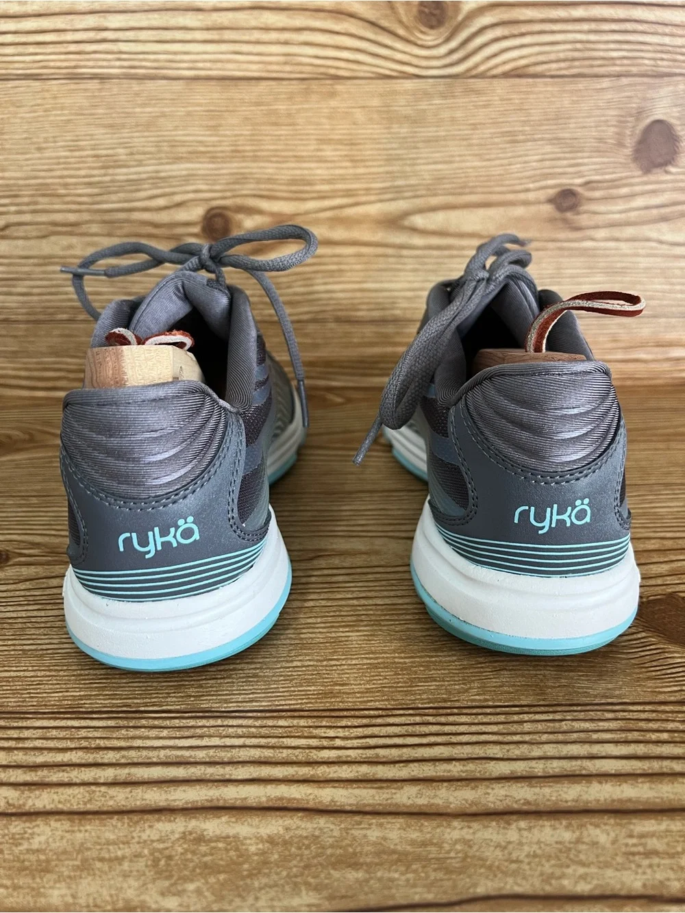Ryka Devotion Plus 3 Women's 8M Gray Blue QT Grey Mesh Fitness Walking Shoe